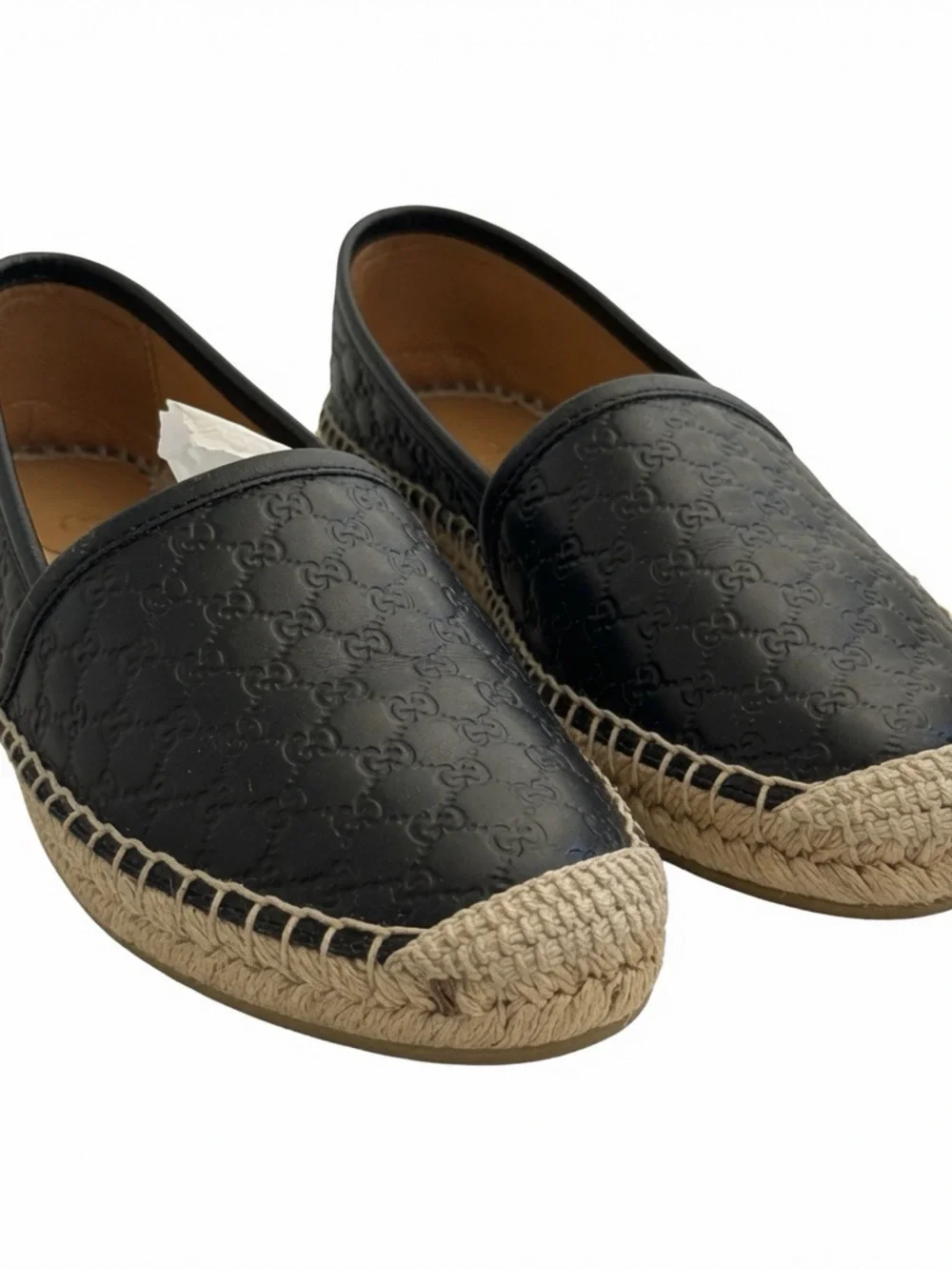Gucci Microguccissima Black Leather Espadrilles Original packaging size 5